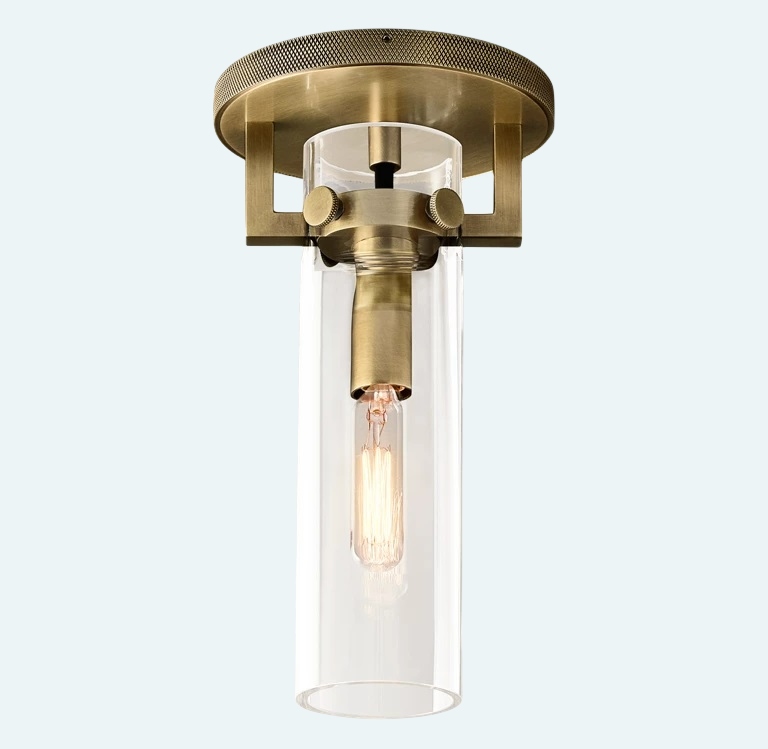 Machines Glass Flushmount