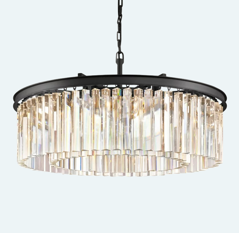 Odeon Round Chandelier 32"
