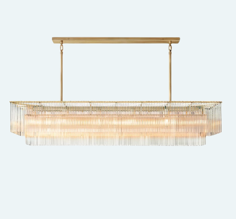 Amadeo Rectangular Chandelier 72''
