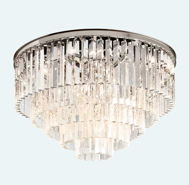 Odeon  Multi-Tier Round Flushmount 20" 32"