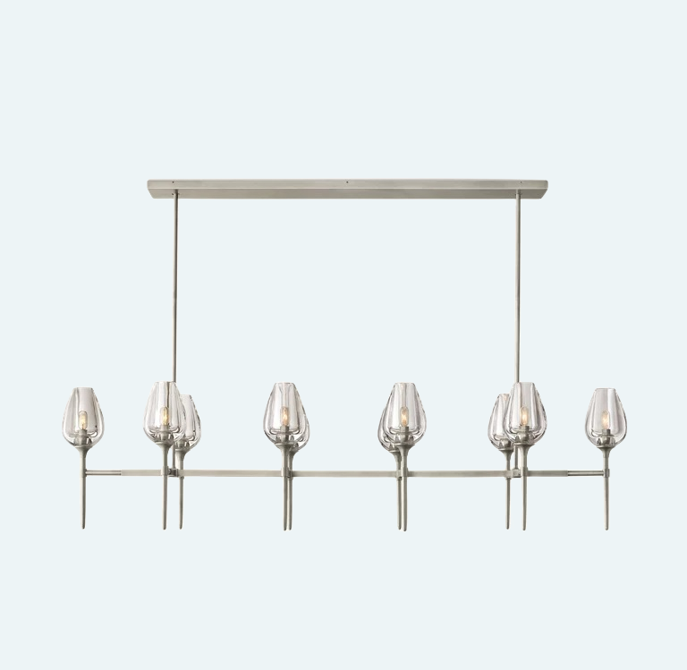 Tulip Linear Chandelier 65"