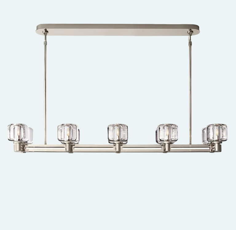 Demaret Double Linear Chandelier 54''