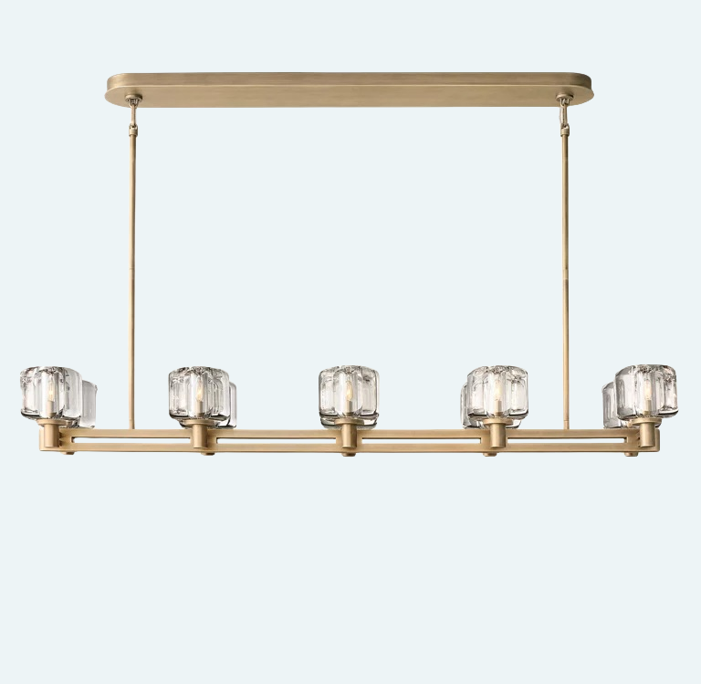 Demaret Double Linear Chandelier 54''
