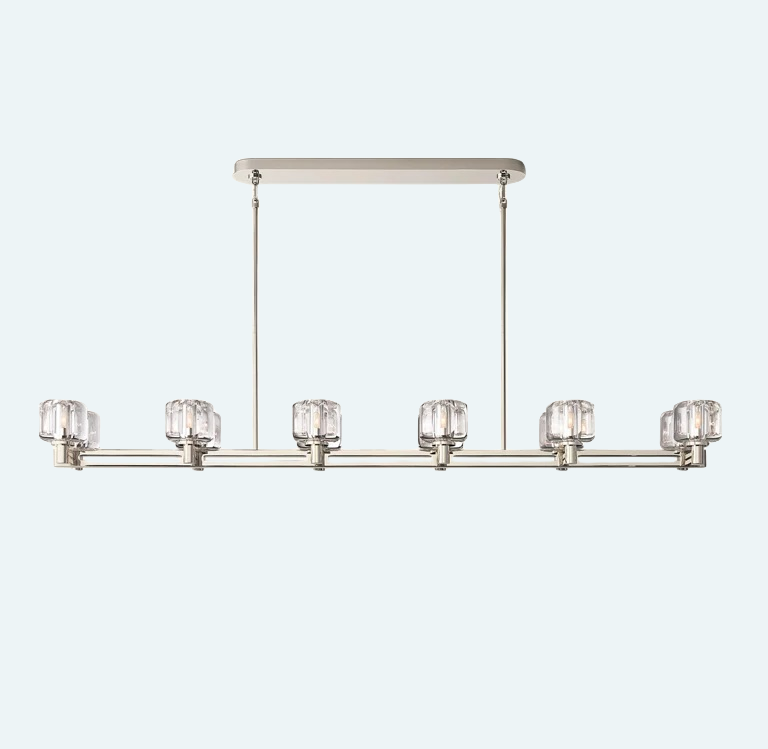 Demaret Double Linear Chandelier 72''