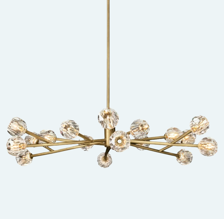 Boule Cristal Round Chandelier 60"