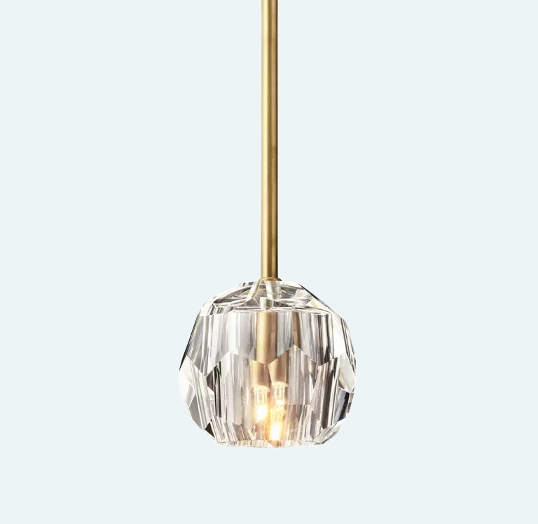 Boule Crystal Clear Pendant