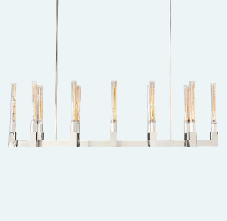 Cannel Linear Chandelier 55"