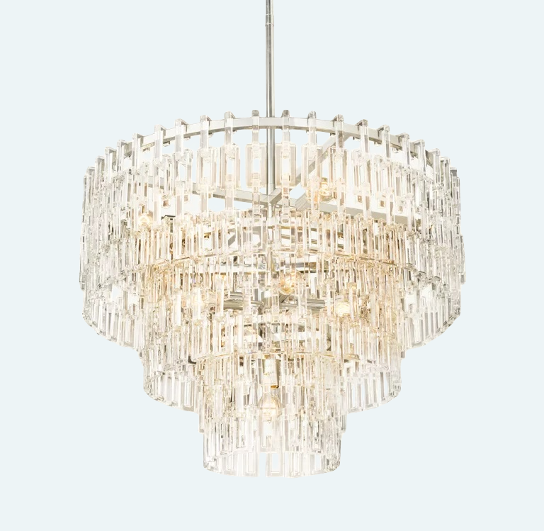 Marignan 3-Tier Round Chandelier 36"