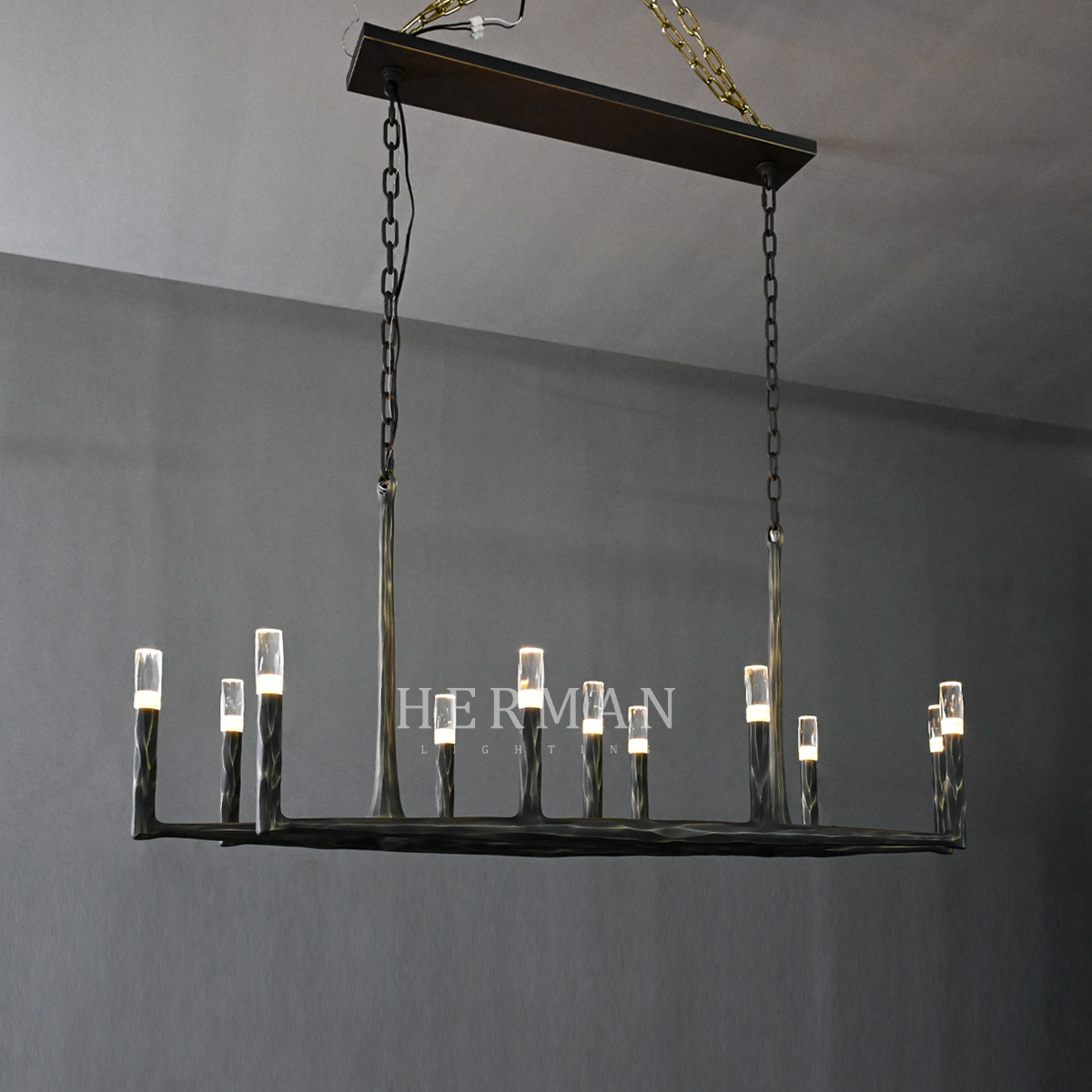 Thaddeus Linear Chandelier 54"