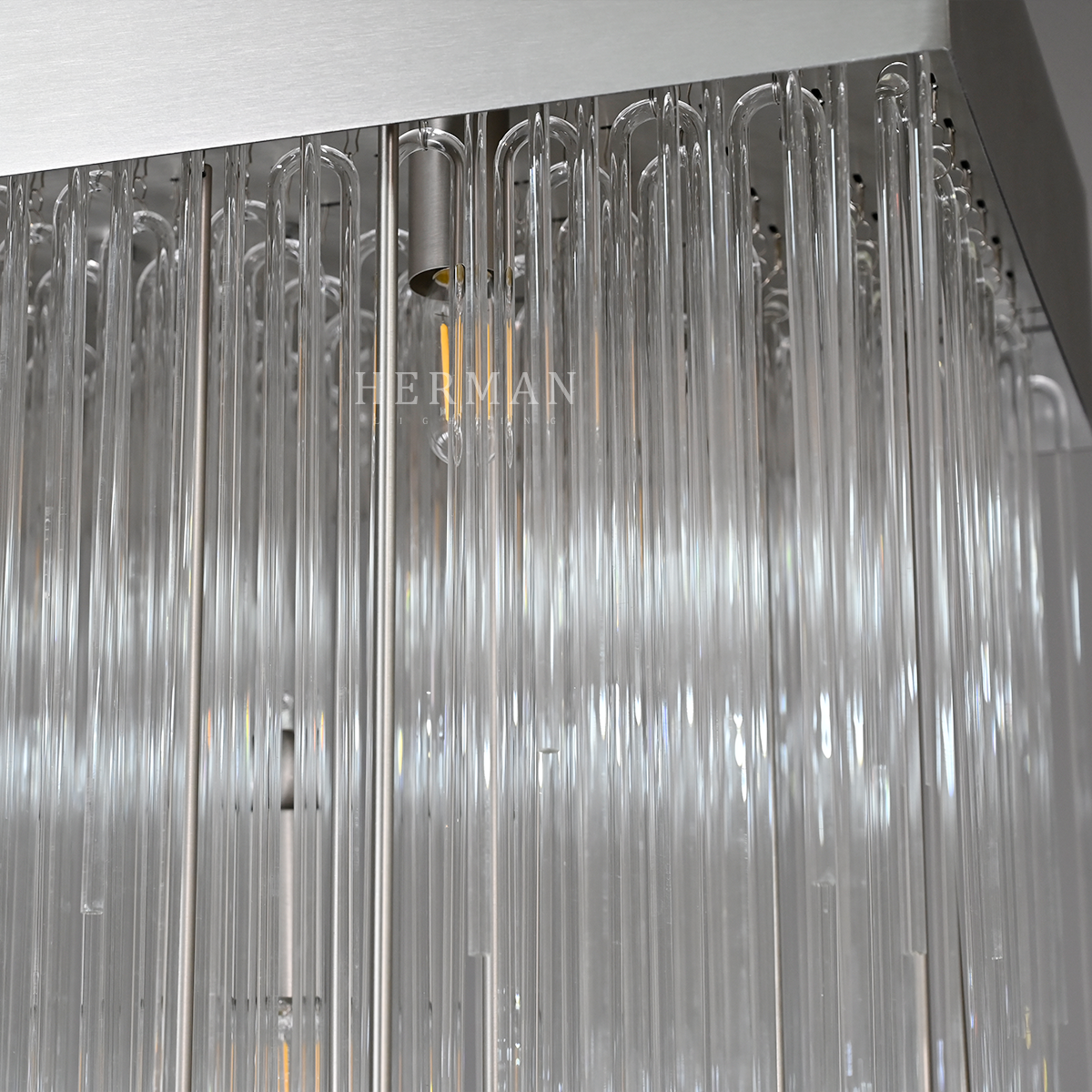 Cascad Rectangular Chandelier 54"