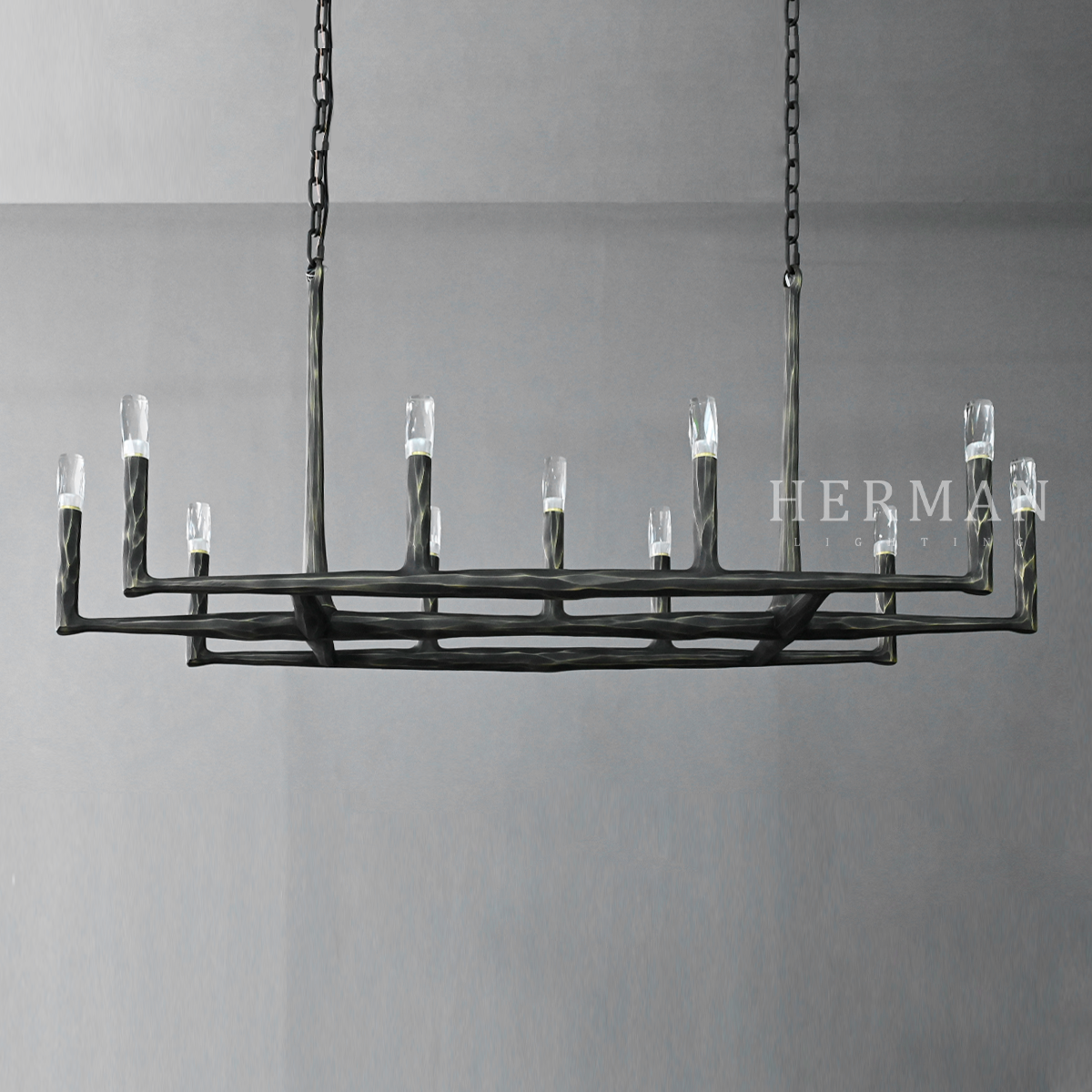 Thaddeus Linear Chandelier 54"