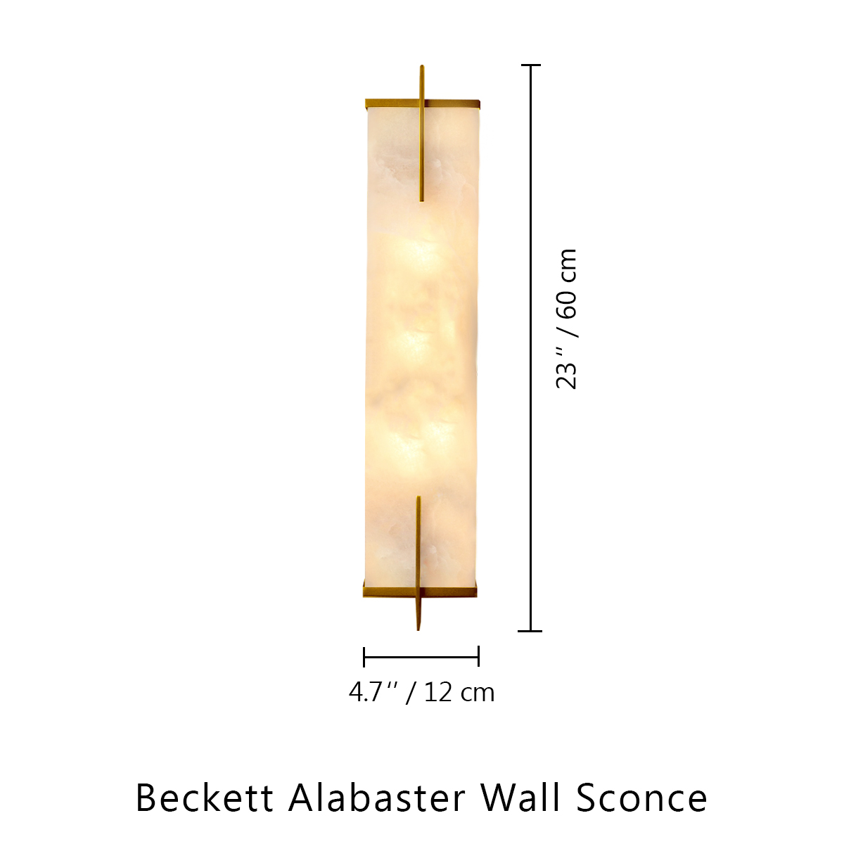 Beckett Alabaster Wall Sconce
