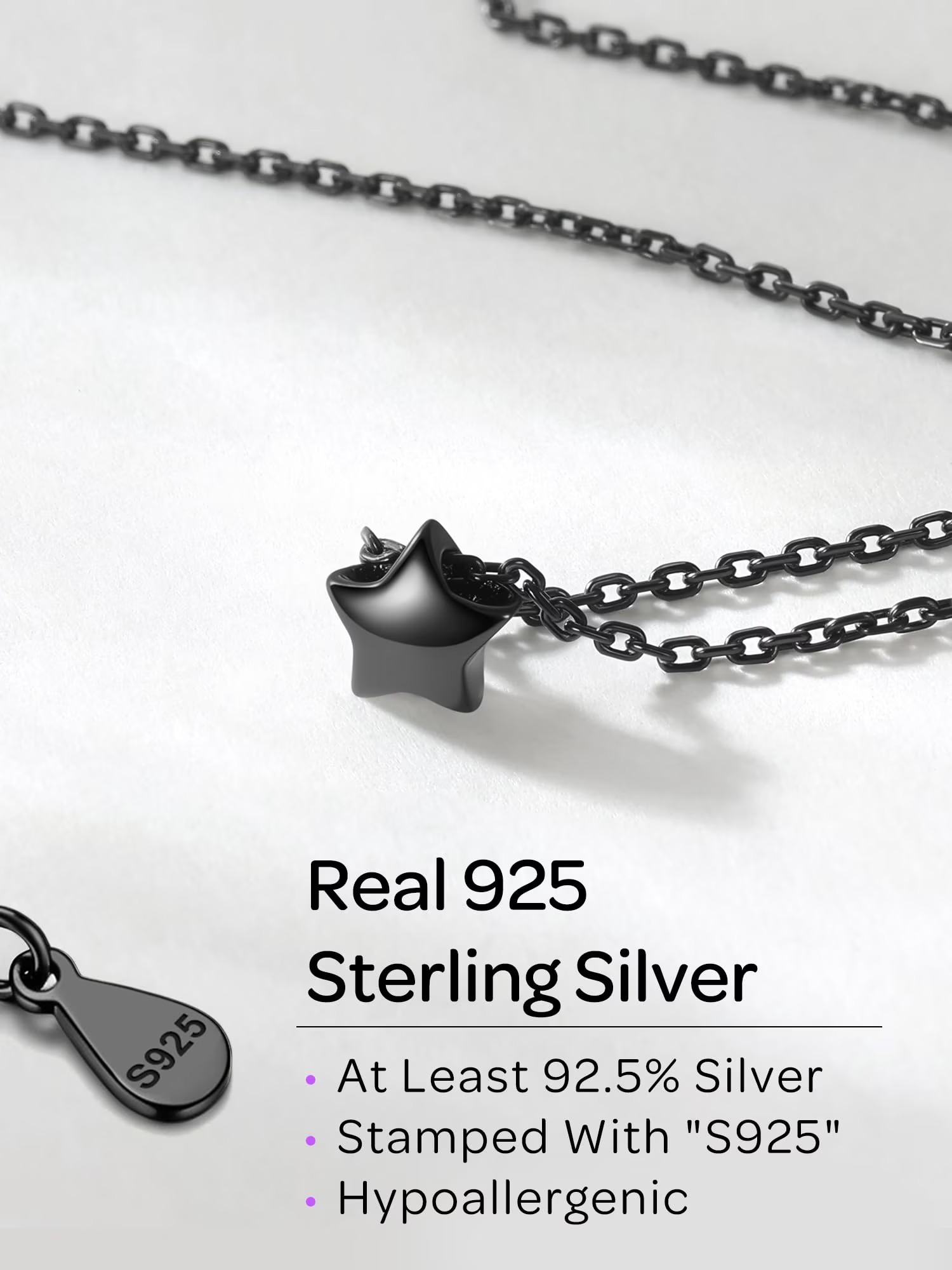 ChicSilver Cute Heart Necklace for Women Teen Girls 925 Sterling Silver Heart Pendant Necklace Small Charm Birthday Christmas Jewelry Gift