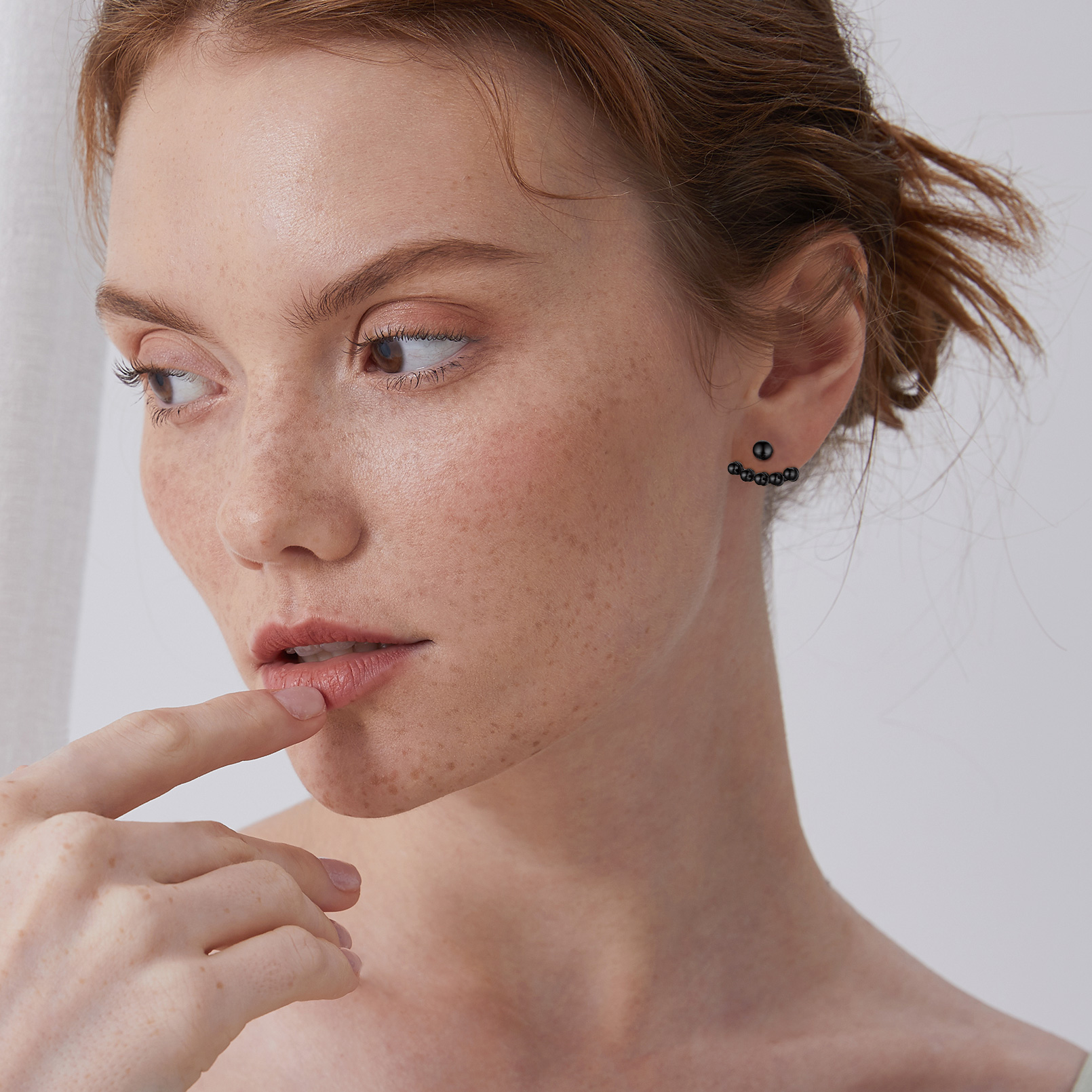 ChicSilver Front Back Stud Earrings Ear Jacket Earrings 925 Sterling Silver Jewelry for Women Girls (Silver)