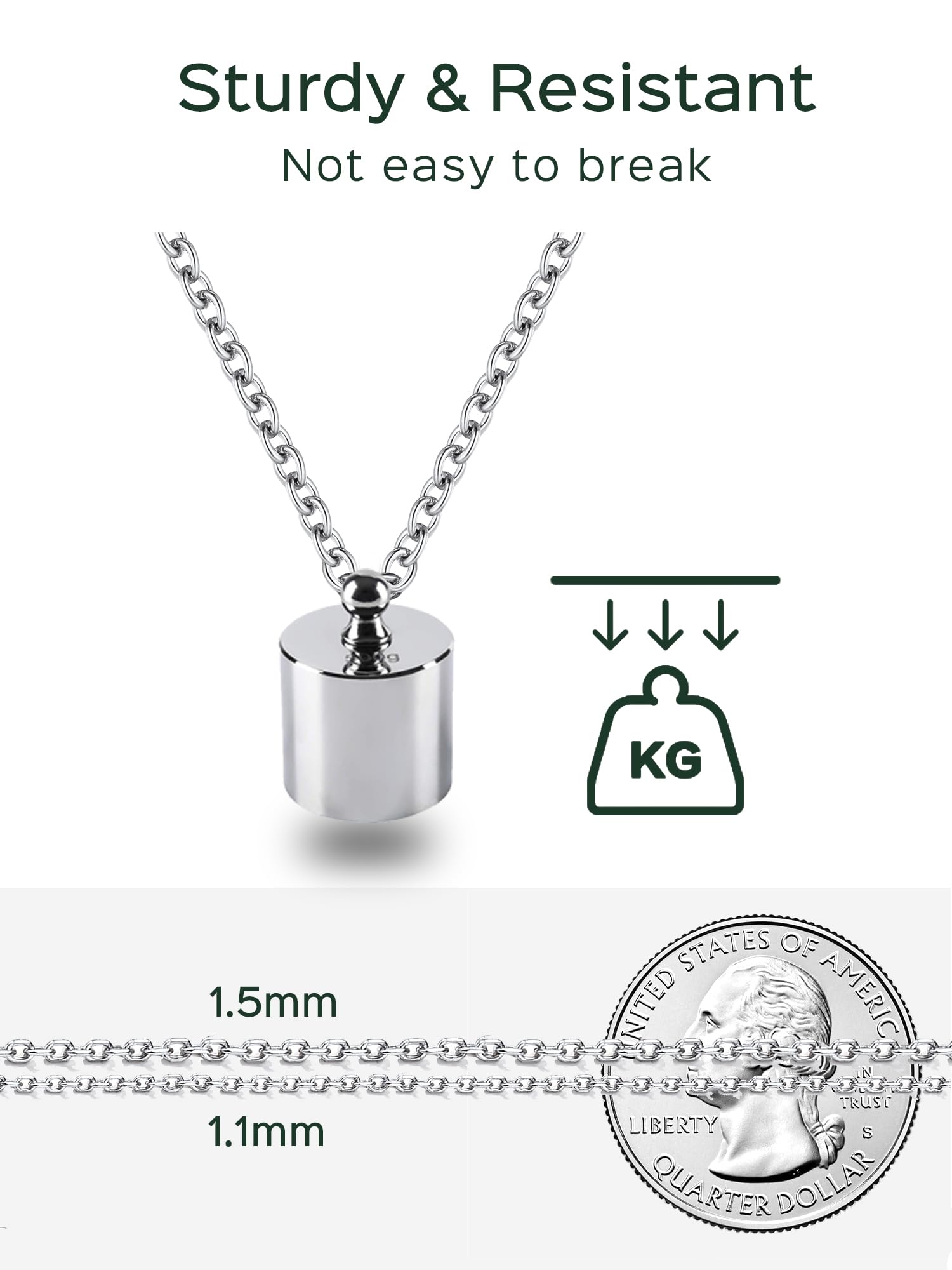 ChicSilver 925 Italian Sterling Silver Necklace Cable Chain for Women 1-2mm Sturdy Thin 16" to 24", Lobster Clasp, Jewelry Unisex