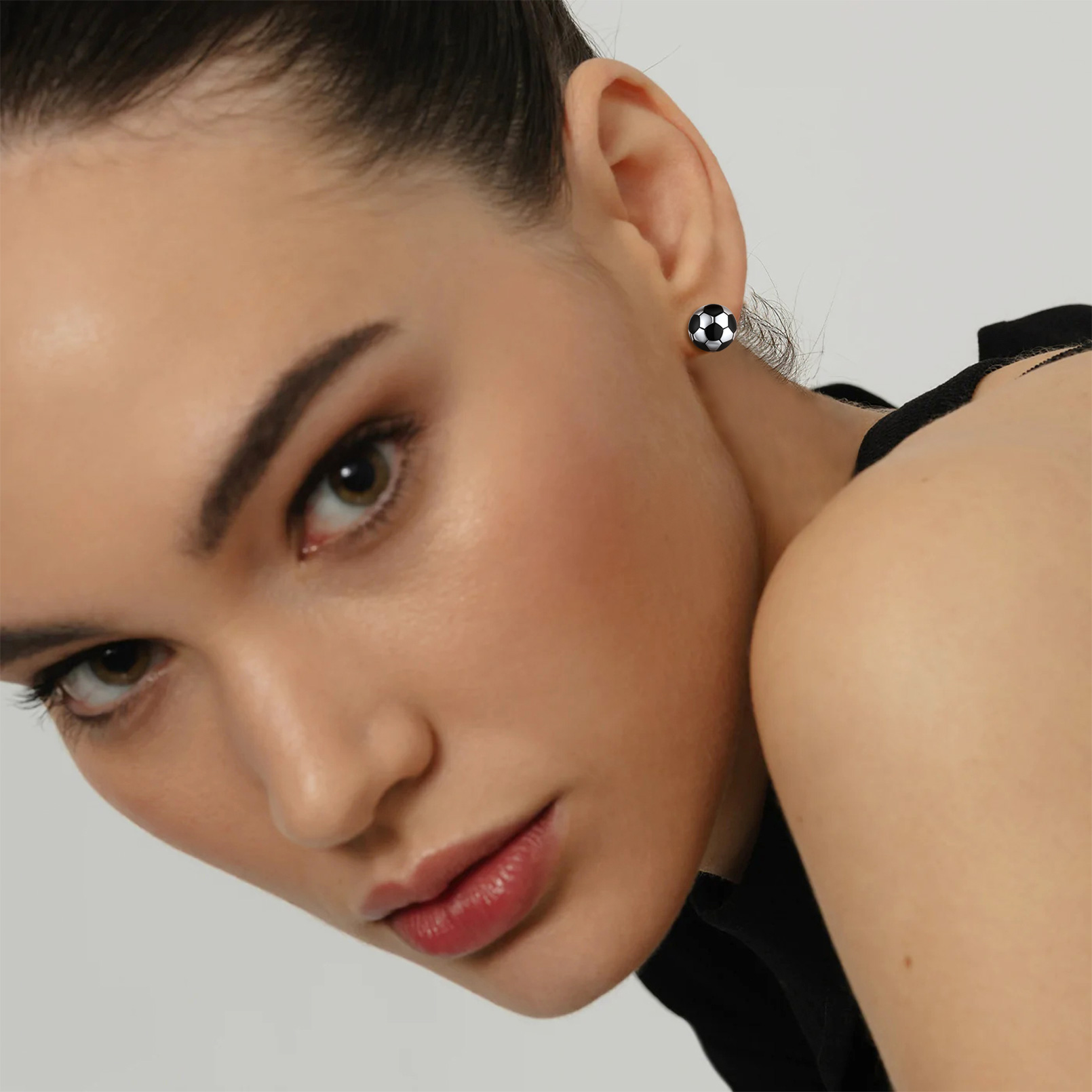 ChicSilver 925 Sterling Silver Stud Earrings Hypoallergenic Baseball/Soccer Earrings Gifts for Women Men Player Fan