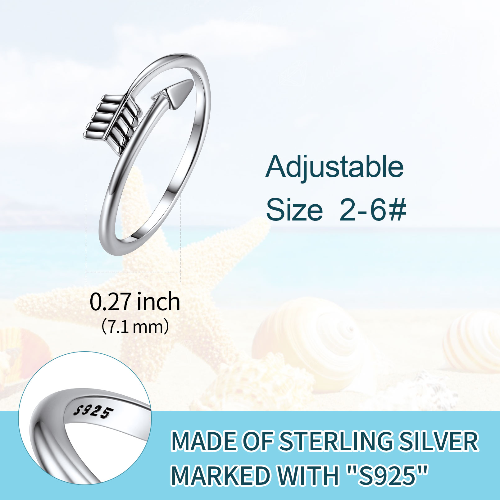 ChicSilver Minimalist Toe Rings for Women Sterling Silver Hypoallergenic Simple Open 2mm Thin Band Ring Adjustable