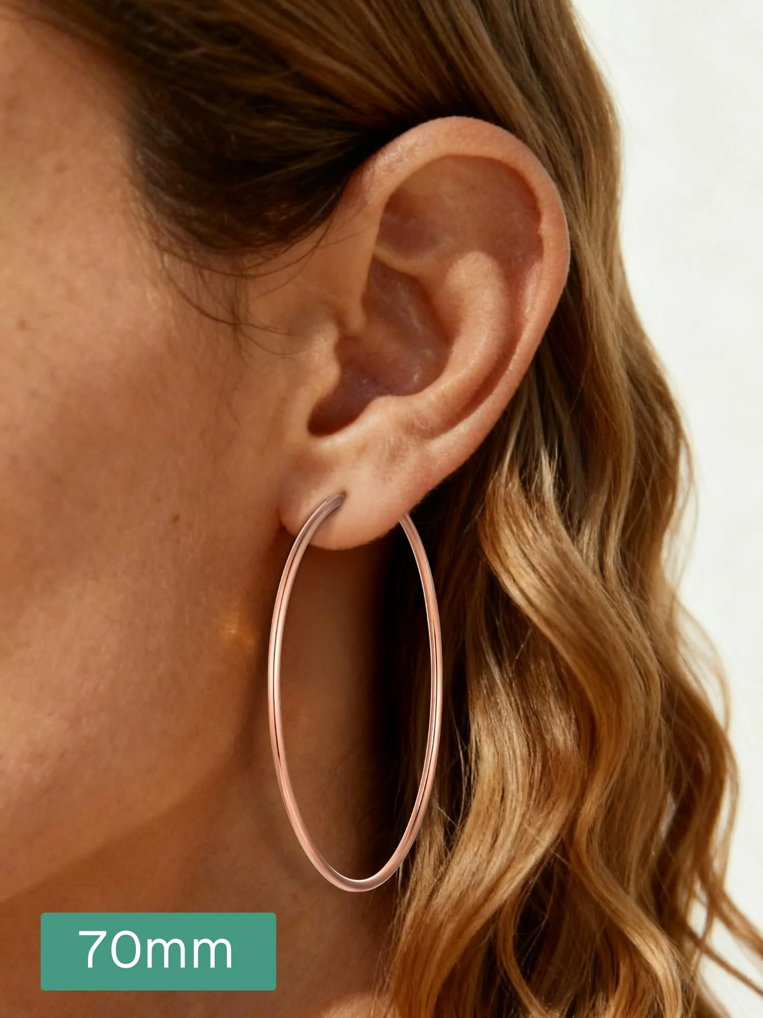 ChicSilver 925 Sterling Silver Small Hoop Earrings Circle Endless Huggie Hoops 15/20/30/50/70mm