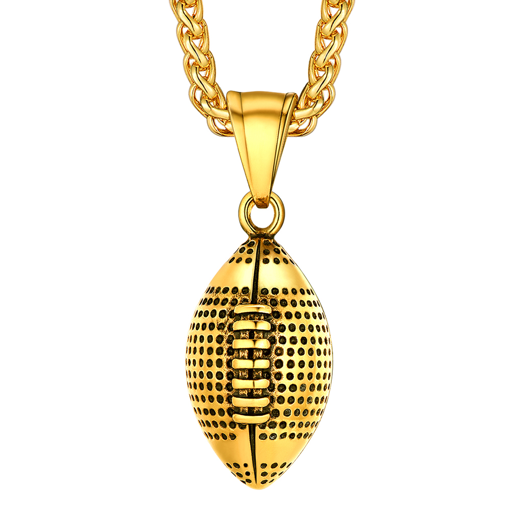 PROSTEEL Soccer Necklace Ball Pendant Necklaces for Teen Boy Mens Stainless Steel Sport Gift Jewelry