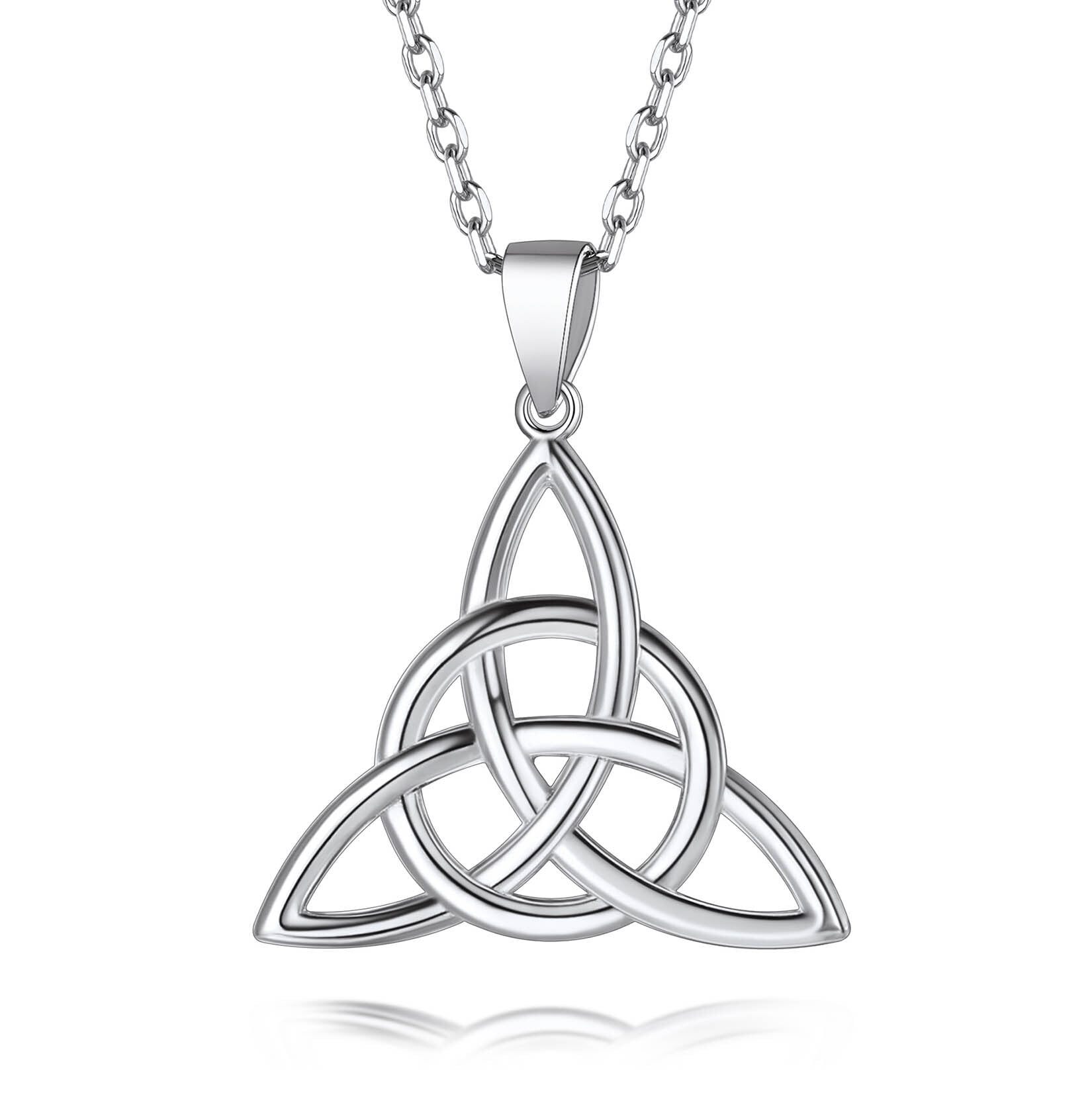 Suplight 925 Sterling Silver Crucifix Cross Neckce Christian Jesus Penant Necklace for Women Men