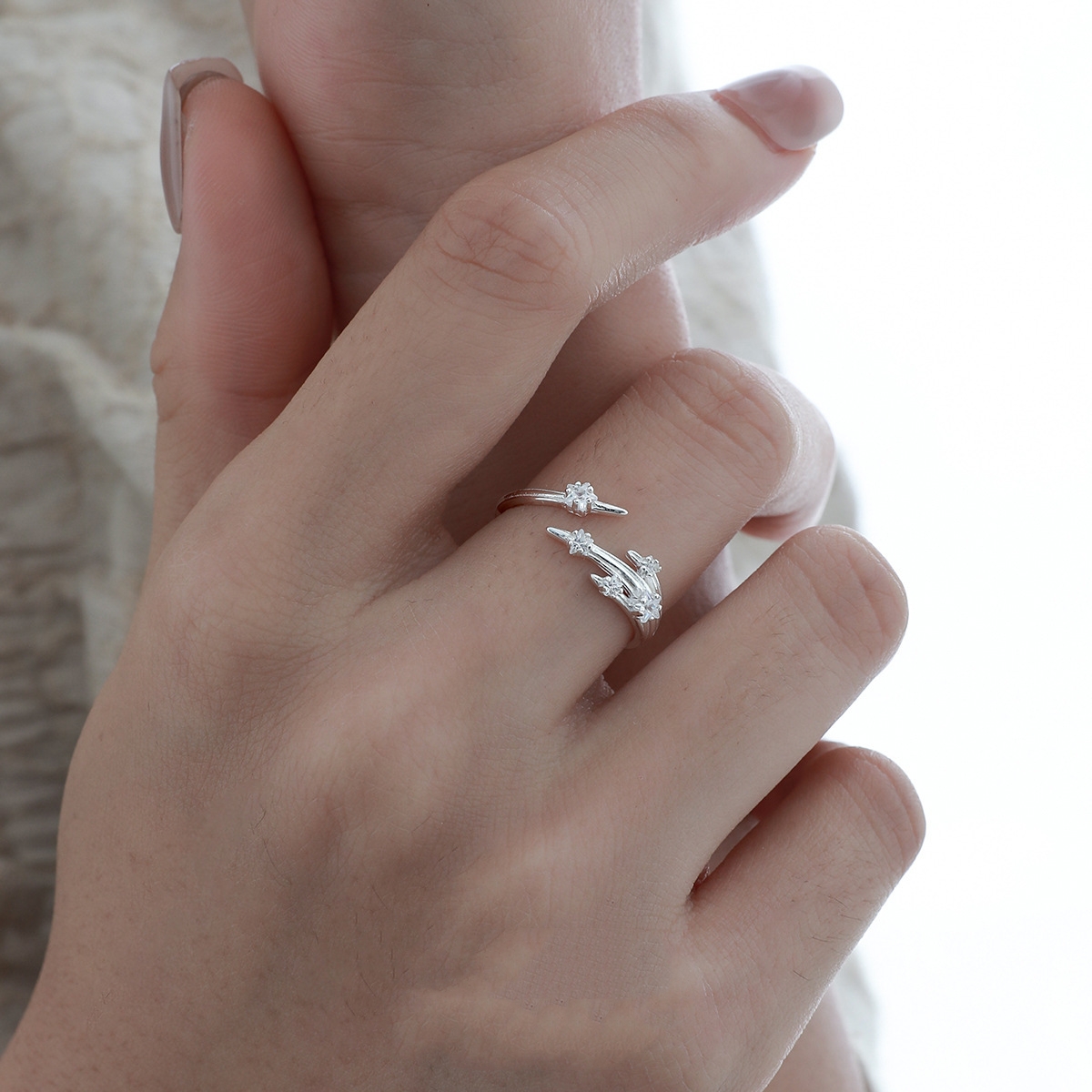 Sterling Silver Star Ring Stack | Jentle Jewelry