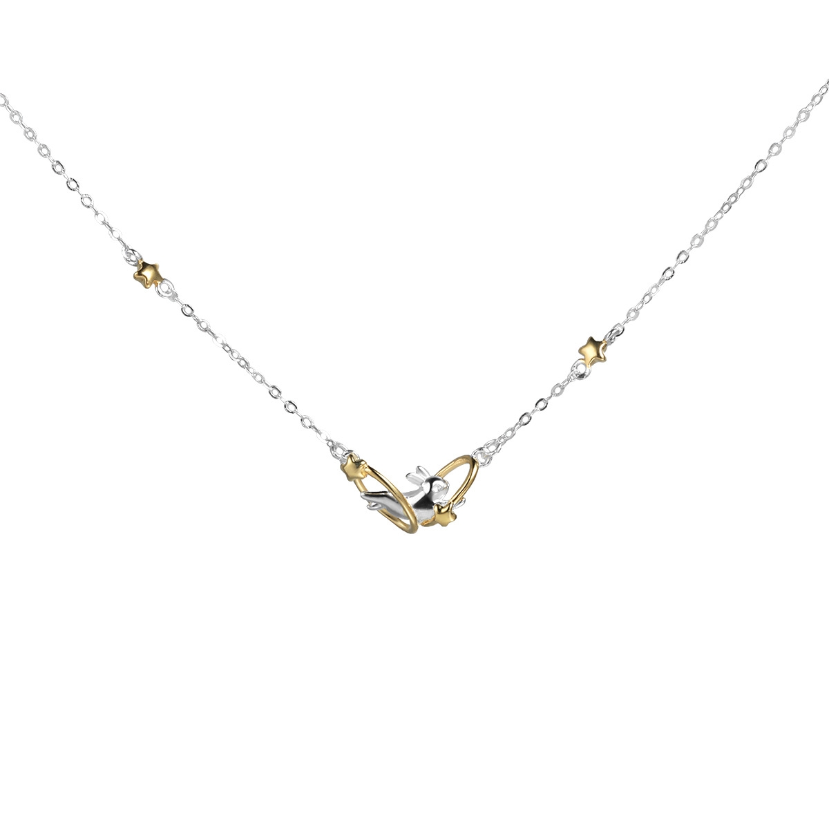 Sterling Silver Bunny Necklace | Jentle Jewelry
