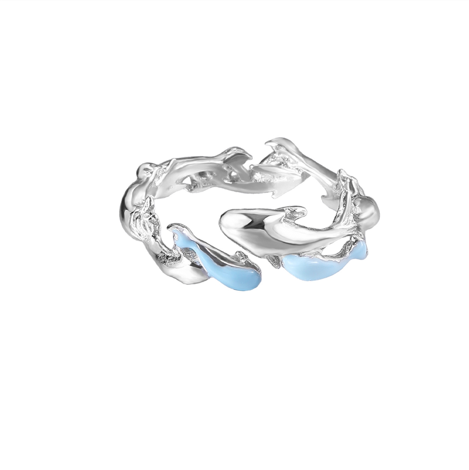 Everyday Sterling Silver Fish Ring For Women | Jentle Jewelry