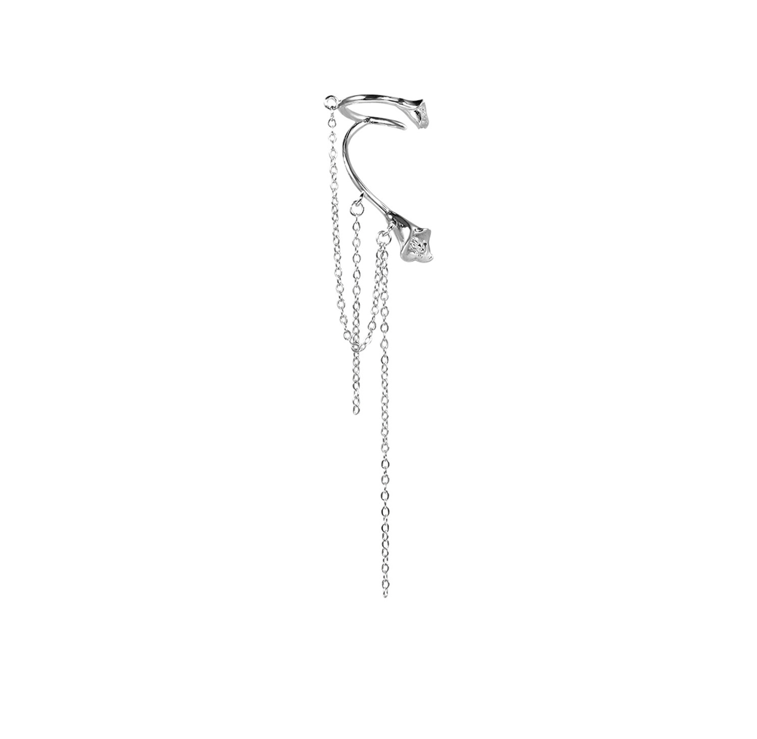 Unique Style Sterling Silver Ear Cuff For No Piercings | Jentle Jewelry