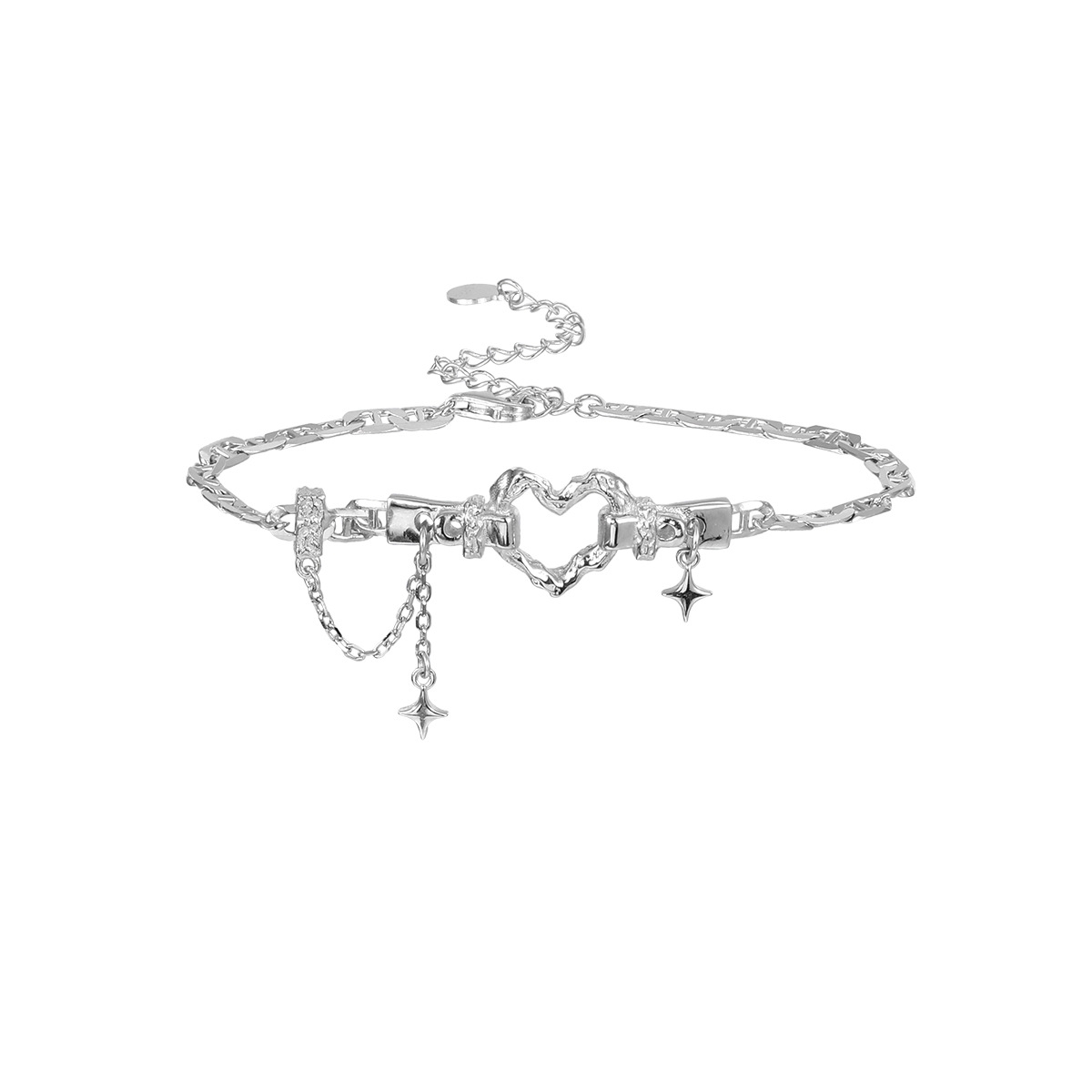 925 Sterling Silver Heart Bracelet | Jentle Jewelry