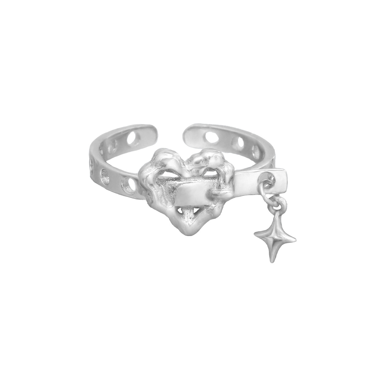 925 Sterling Silver Heart Ring | Jentle Jewelry