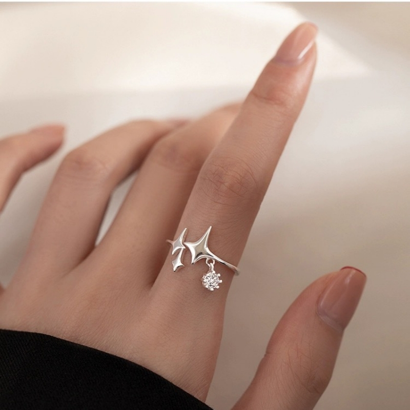 925 Sterling Silver Star Ring | Jentle Jewelry