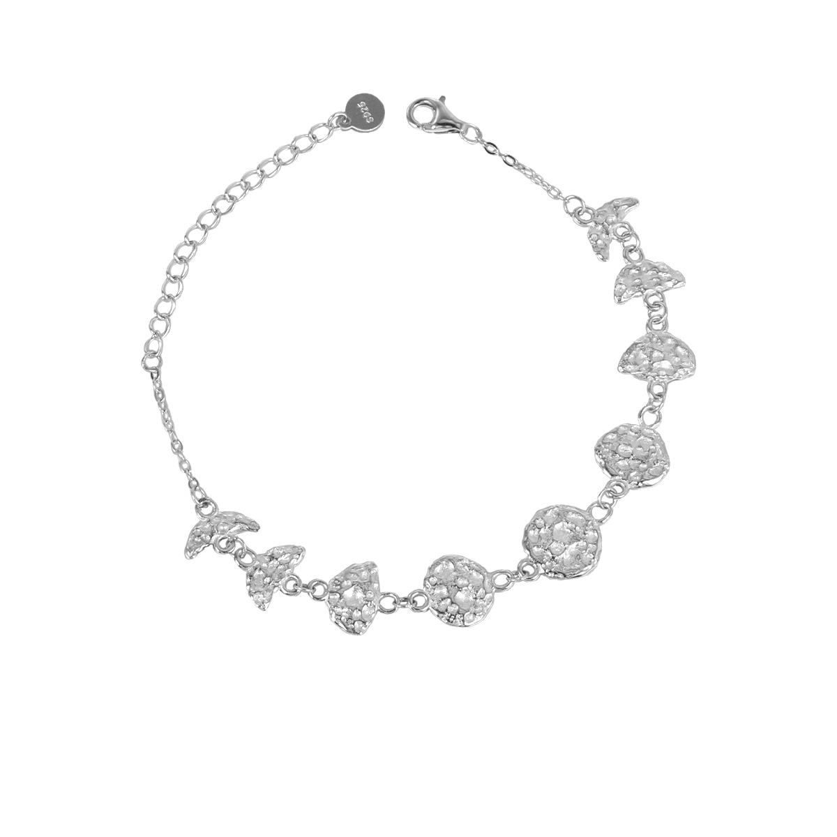 925 Sterling Silver Moon Bracelet | Jentle Jewelry