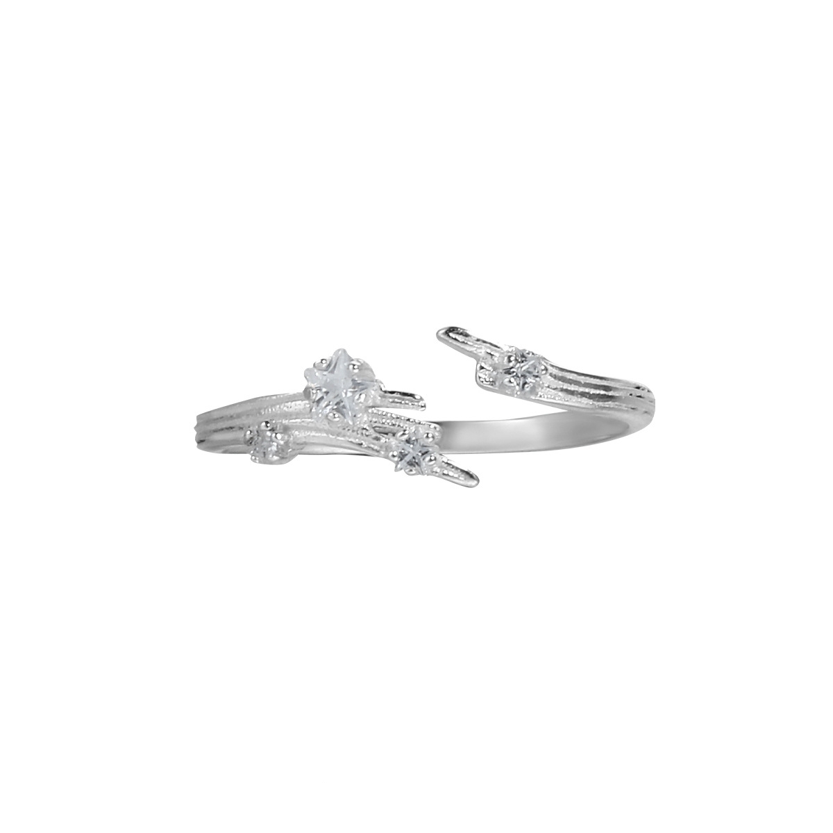 Sterling Silver Star Ring Stack | Jentle Jewelry