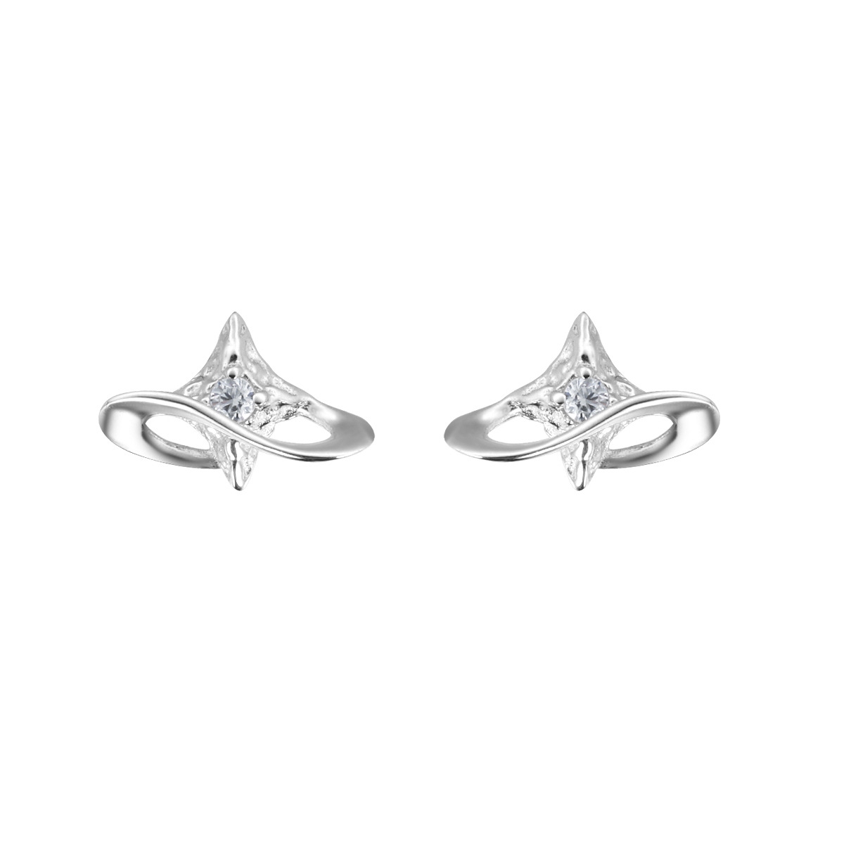 925 Sterling Silver Star Ear Studs | Jentle Jewelry