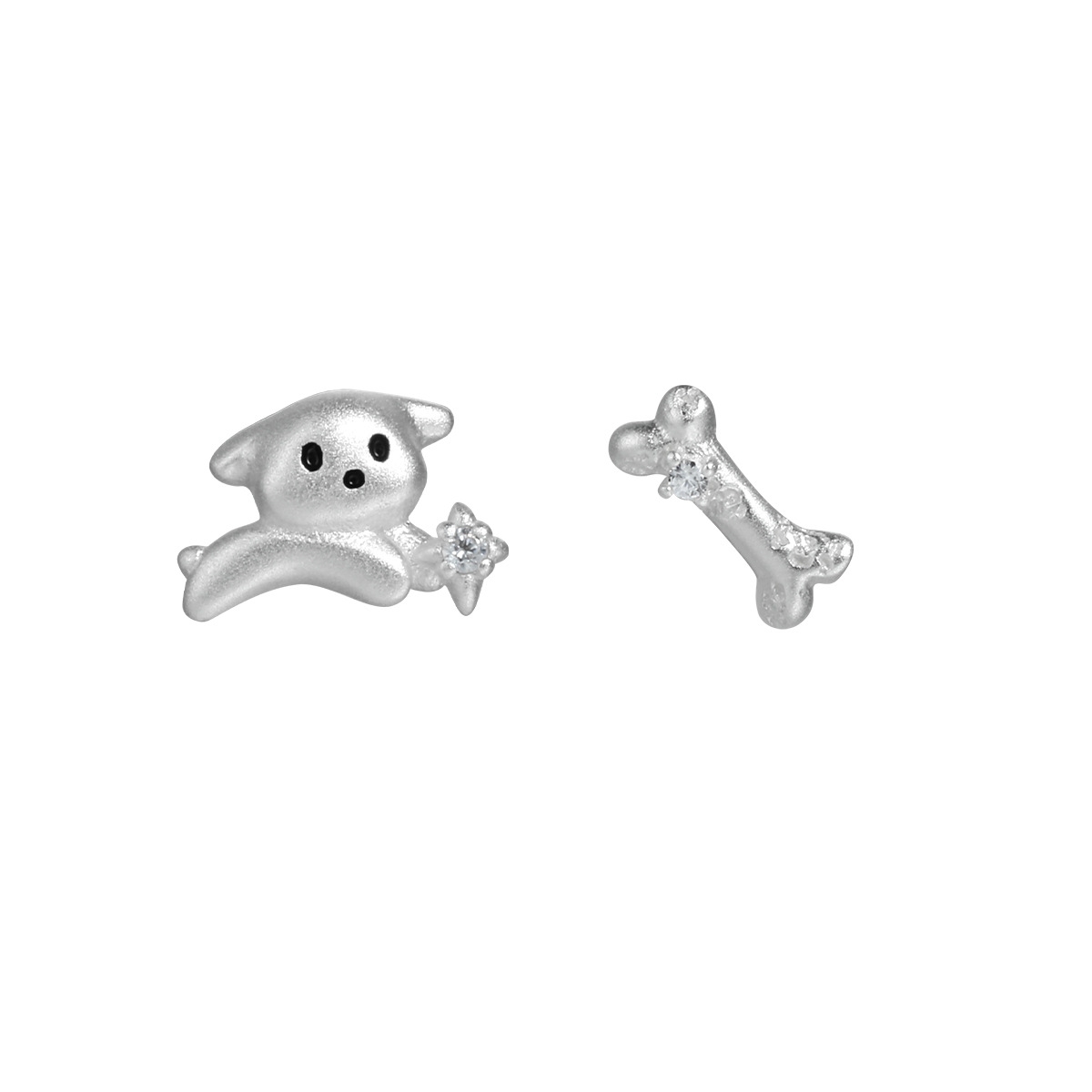 925 Sterling Silver Puppy Earrings | Jentle Jewelry