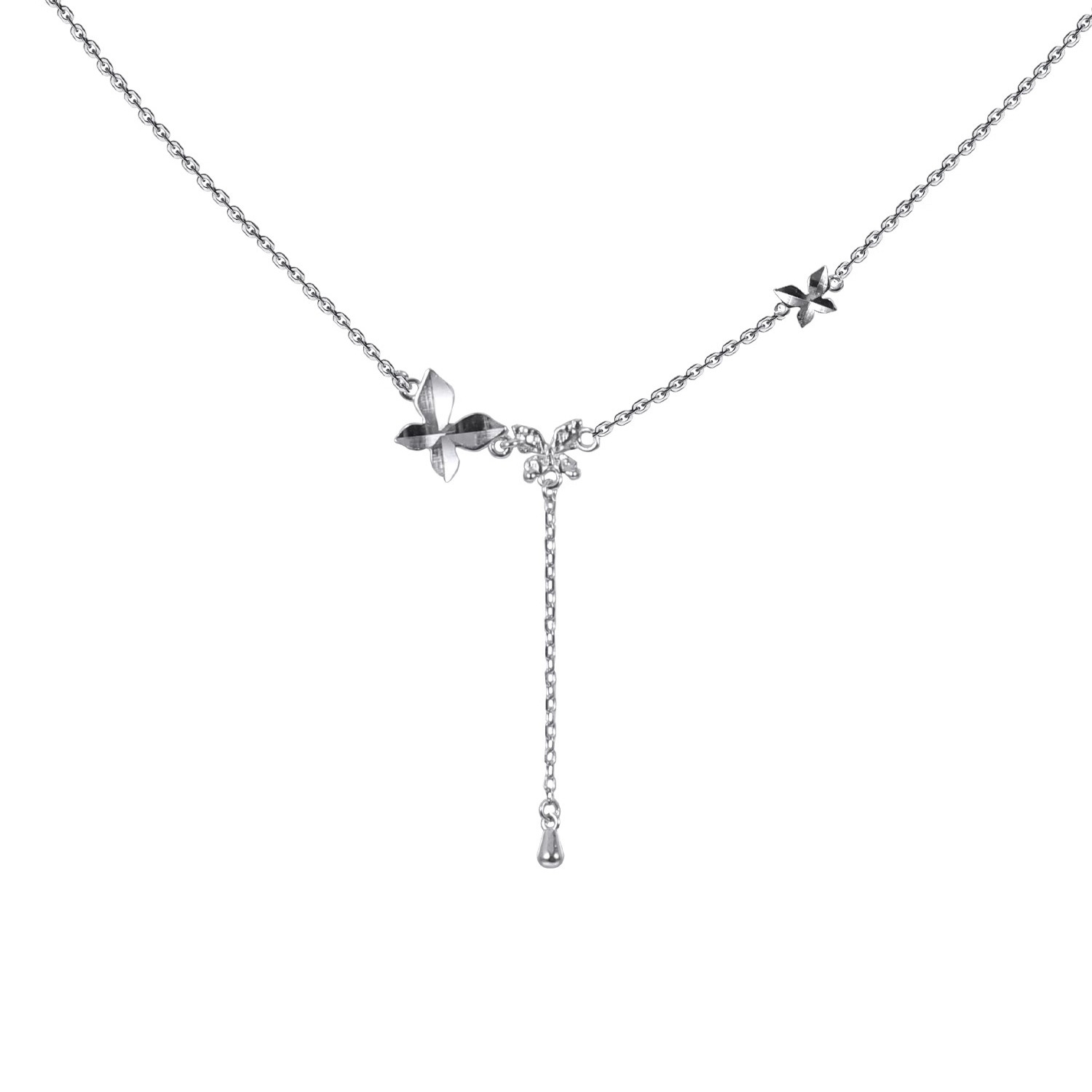 925 Sterling Silver Butterfly Necklace | Jentle Jewelry