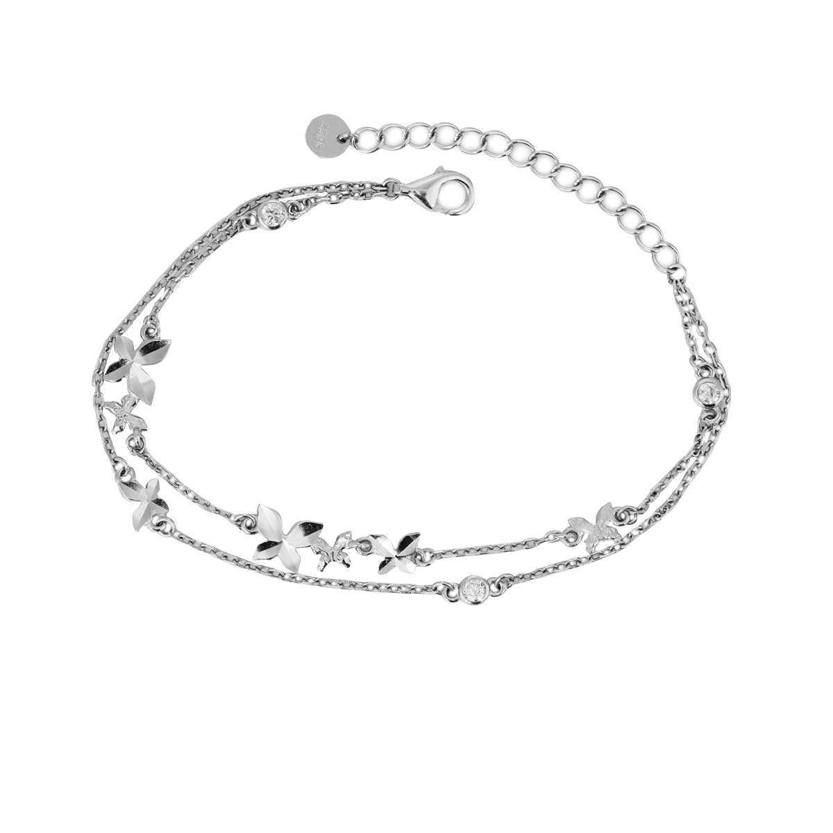 925 Sterling Silver Butterfly Bracelet | Jentle Jewelry