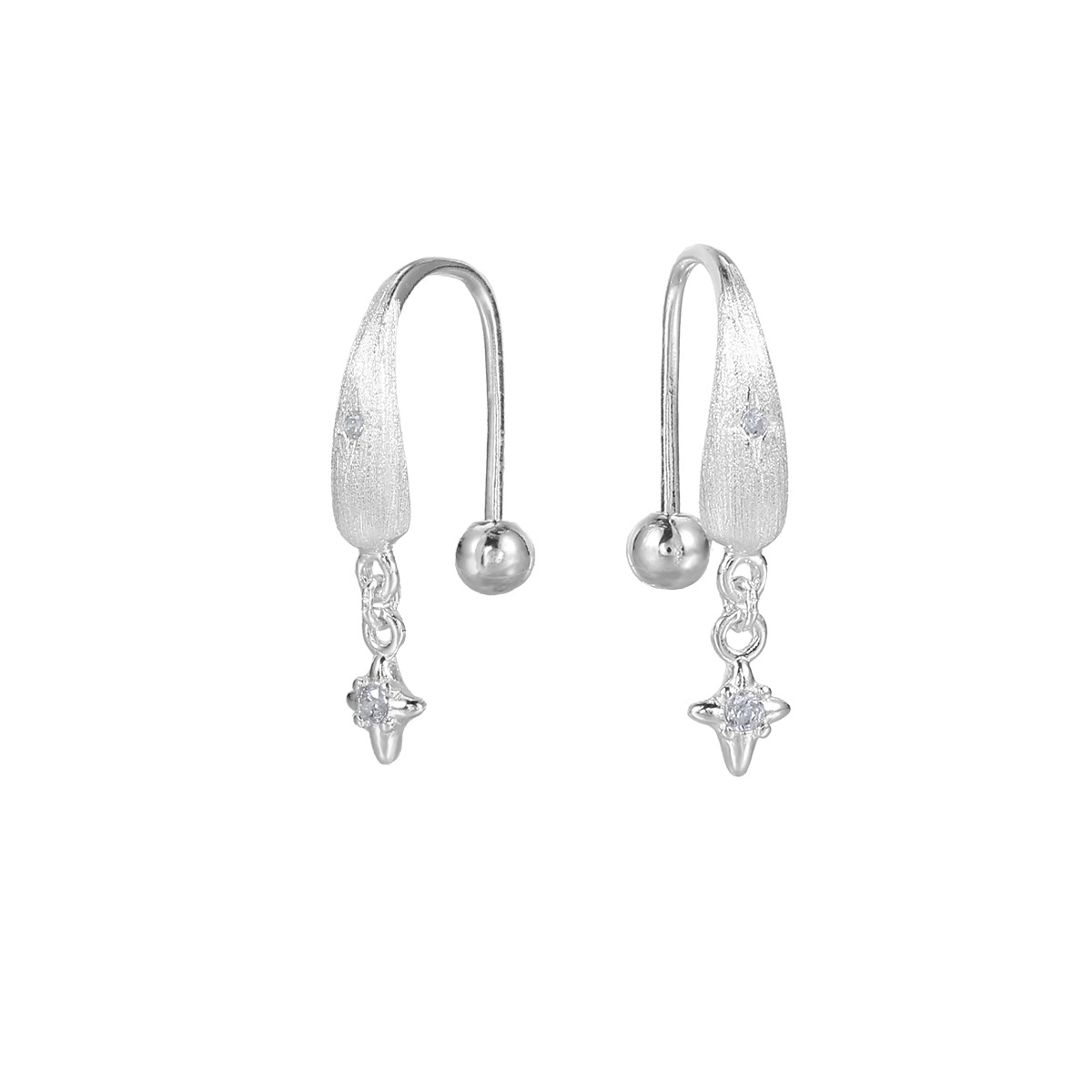 Silver Star Earrings | Jentle Jewelry