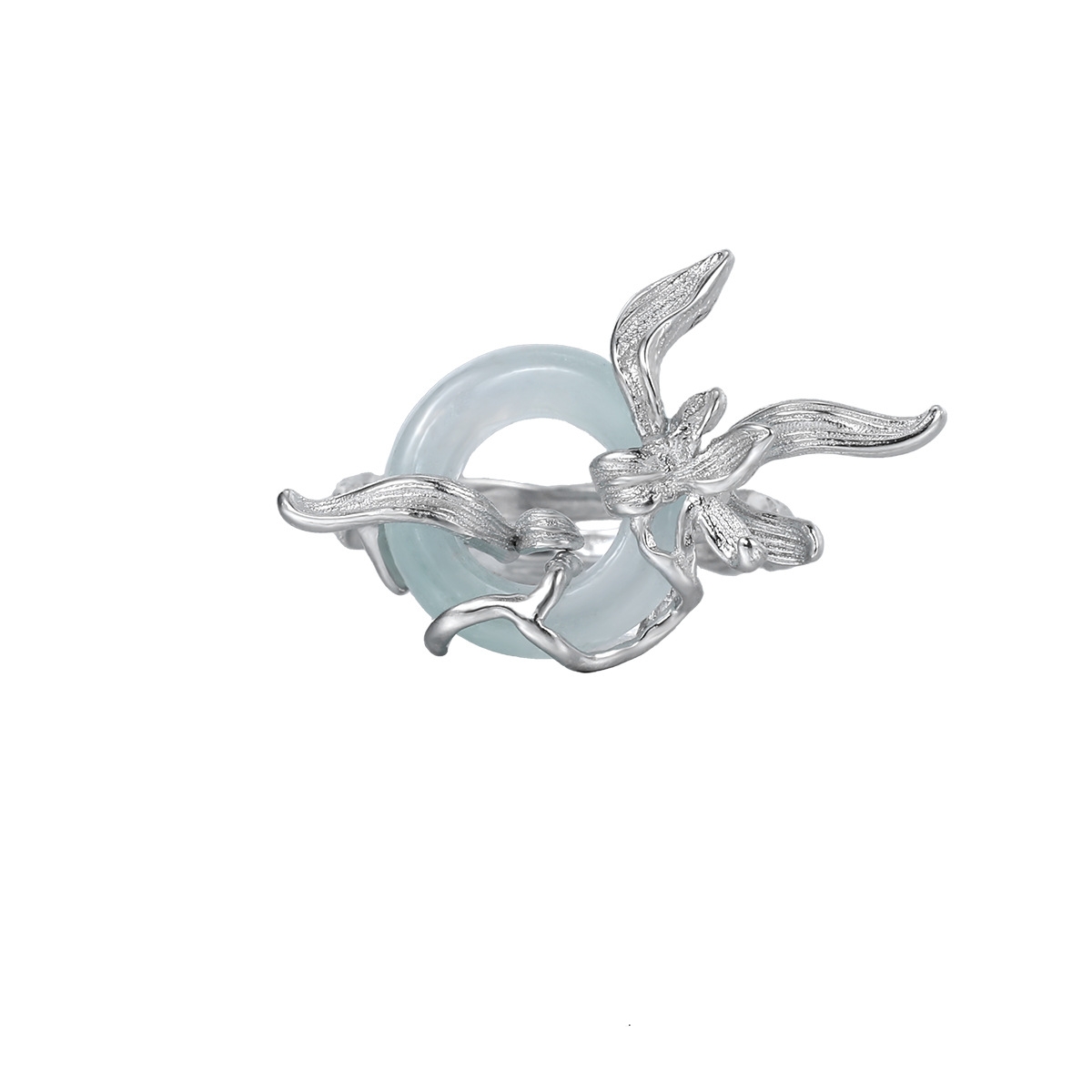 Sterling Silver Jade Ring | Jentle Jewelry