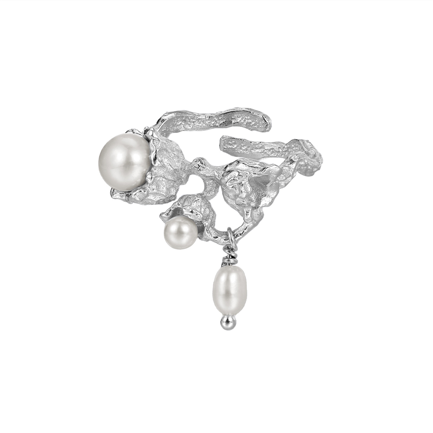 Sterling Silver Pearl Ring | Jentle Jewelry