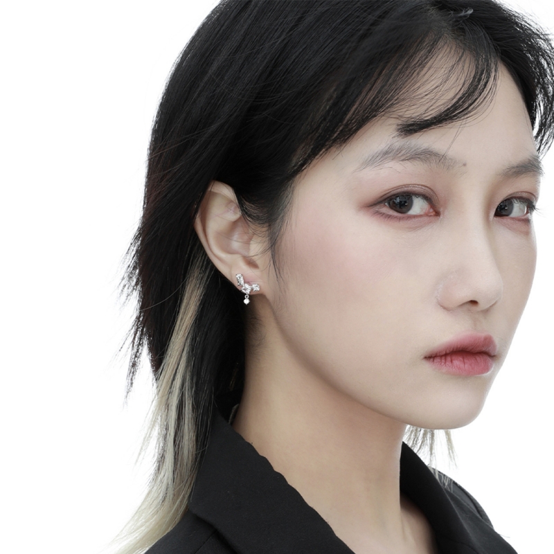 925 Sterling Silver White Earrings | Jentle Jewelry