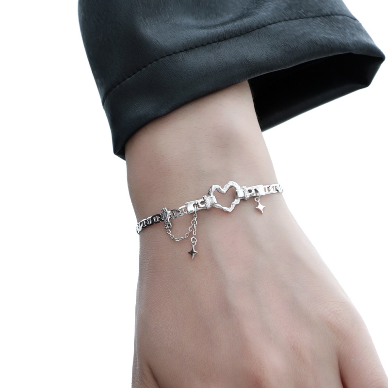 925 Sterling Silver Heart Bracelet | Jentle Jewelry
