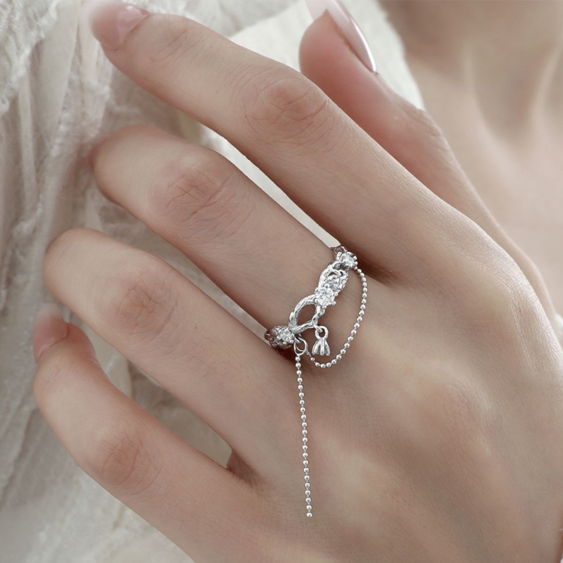 925 Sterling Silver Hollow Ring | Jentle Jewelry