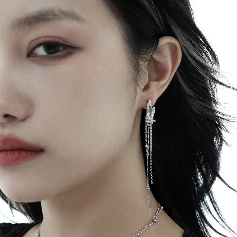 Sterling Silver Rose Earrings | Jentle Jewelry