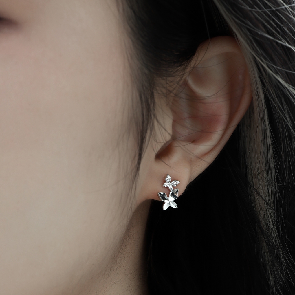 925 Sterling Silver Butterfly Earrings | Jentle Jewelry