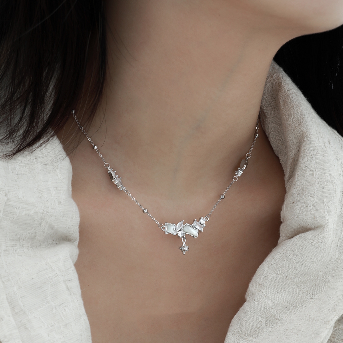 Sterling Silver Star Pendant Necklace | Jentle Jewelry