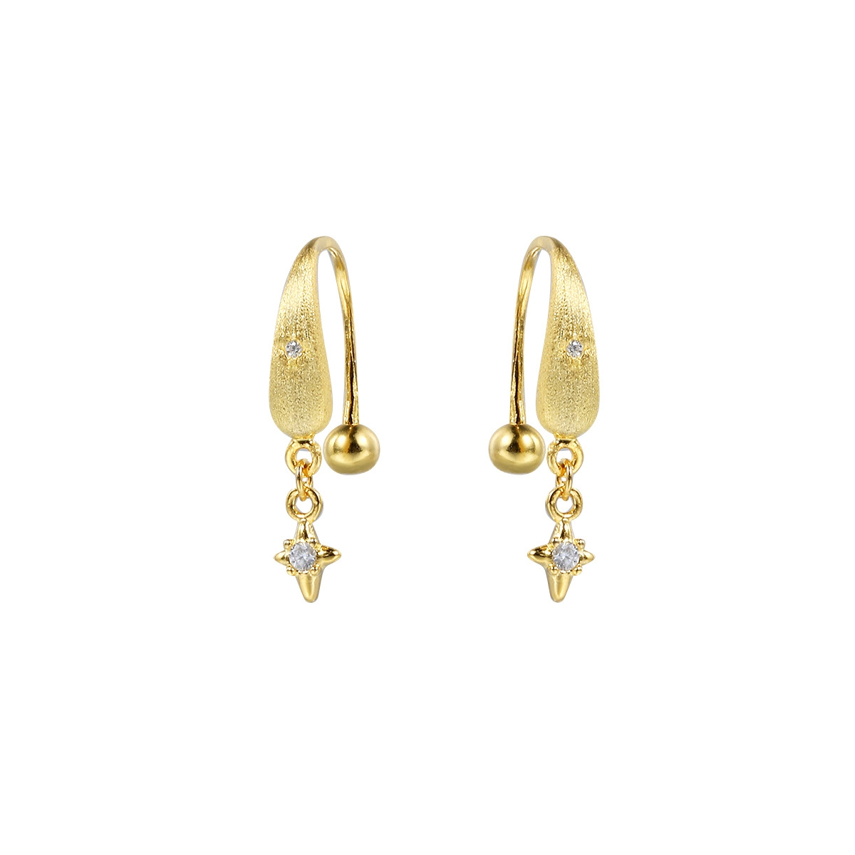 Gold Star Earrings | Jentle Jewelry