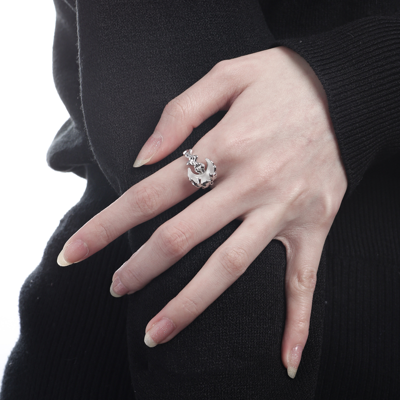 Artemis Crescent Ring