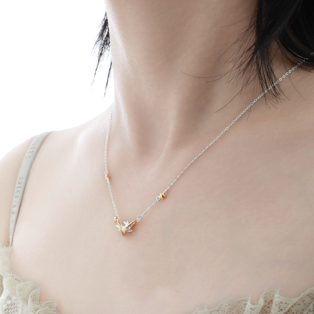 Sterling Silver Bunny Necklace | Jentle Jewelry