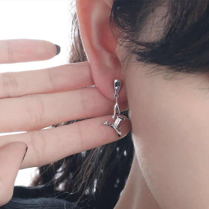 Star Silver Earrings | Jentle Jewelry